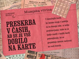 Muzejska vitrina - Živilske karte