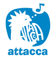 Logotip zborovske prireditve Attacca