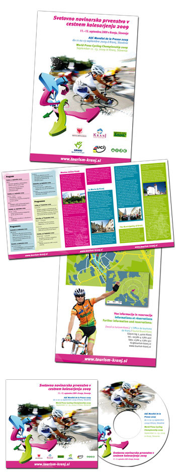 Promocijske tiskovine Svetovnega novinarskega prvenstva v kolesarjenju