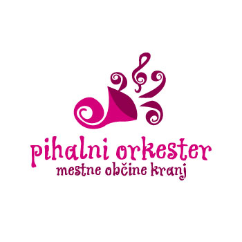 Logotip Pihalni orkester MO Kranj